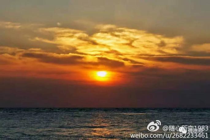 旅顺一个让人陶醉的地方,特别是海边欣赏日落的景象.