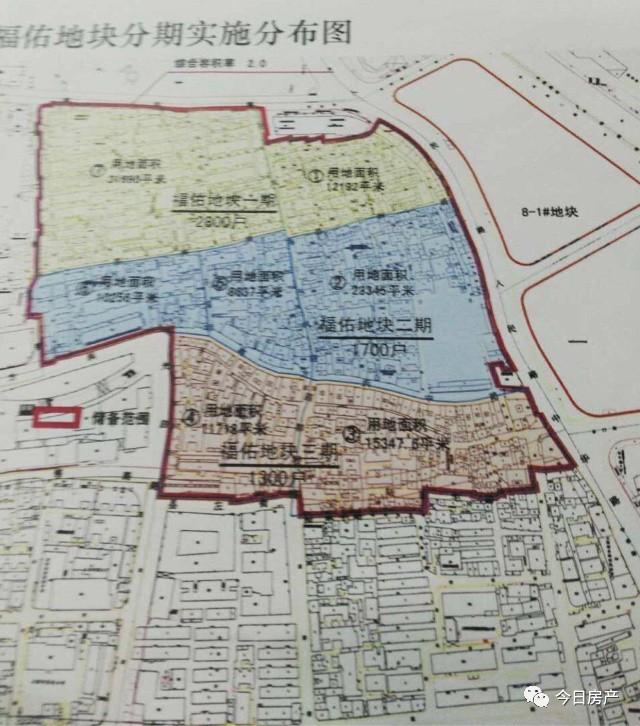 根据上海黄浦区政府颁发的文件(黄府发〔2016〕011号),福佑地块分为北